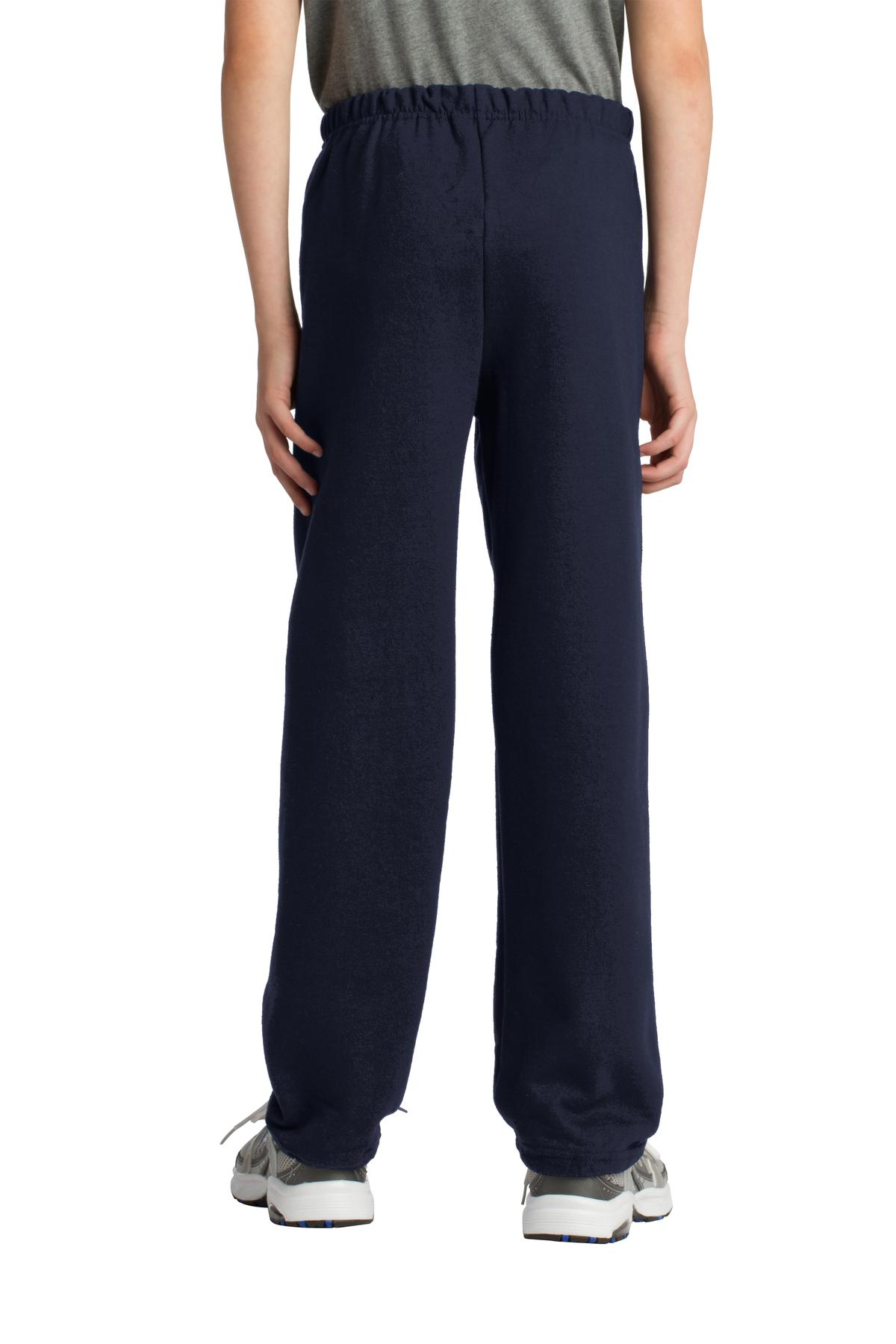 18200B Gildan Heavy Blend Youth Sweatpants - Back Image
