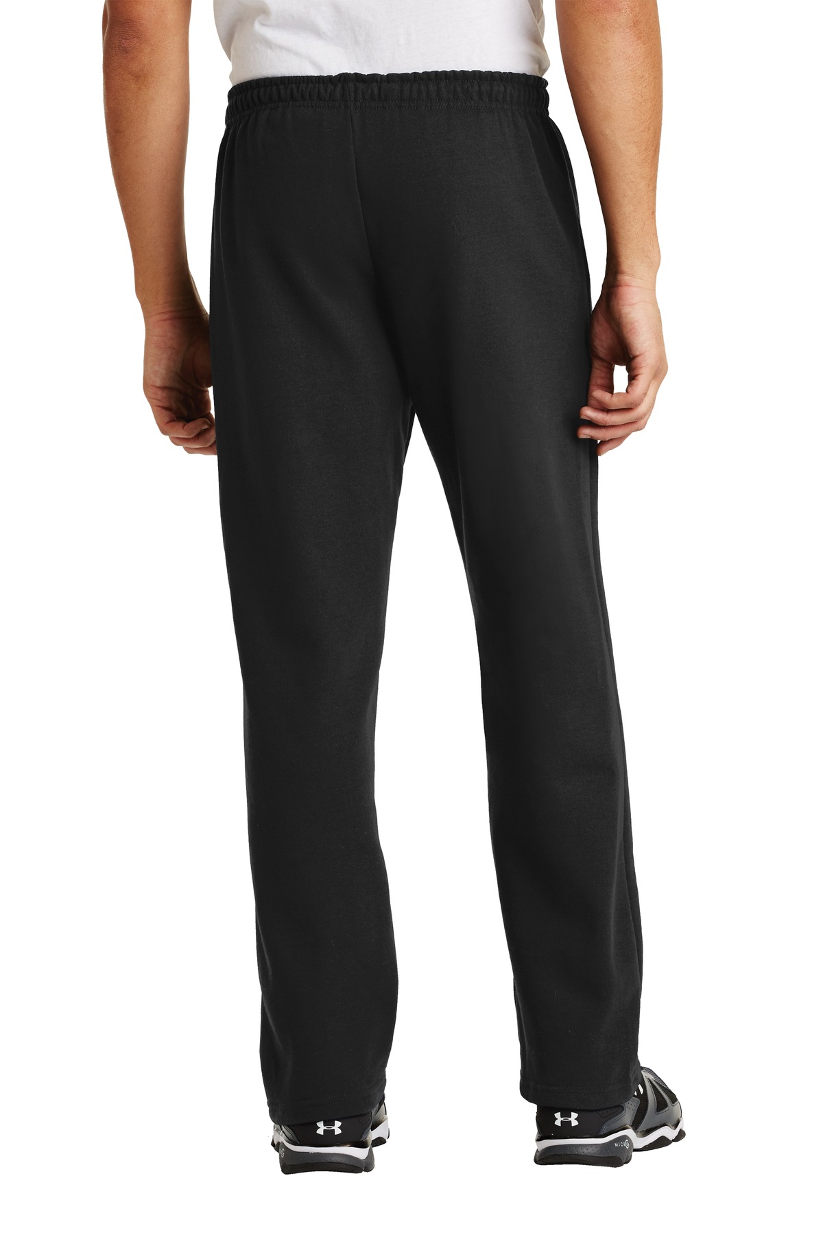 18400 Gildan Heavy Blend Open-Bottom Sweatpants - Back Image