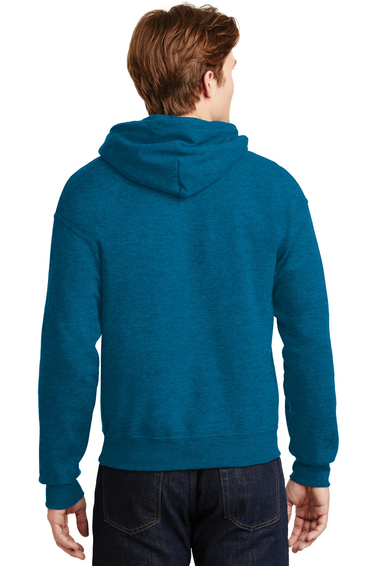 18500 Gildan Heavy Blend Hooded Sweatshirt - Back Image