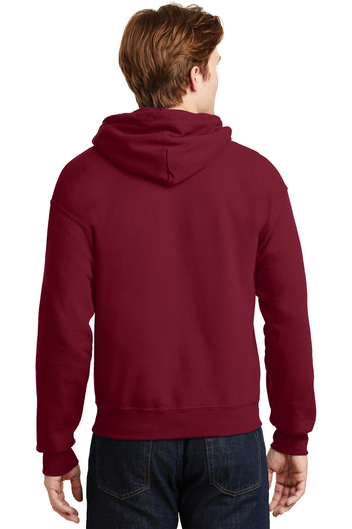 18500 Gildan Heavy Blend Hooded Sweatshirt - Back Image