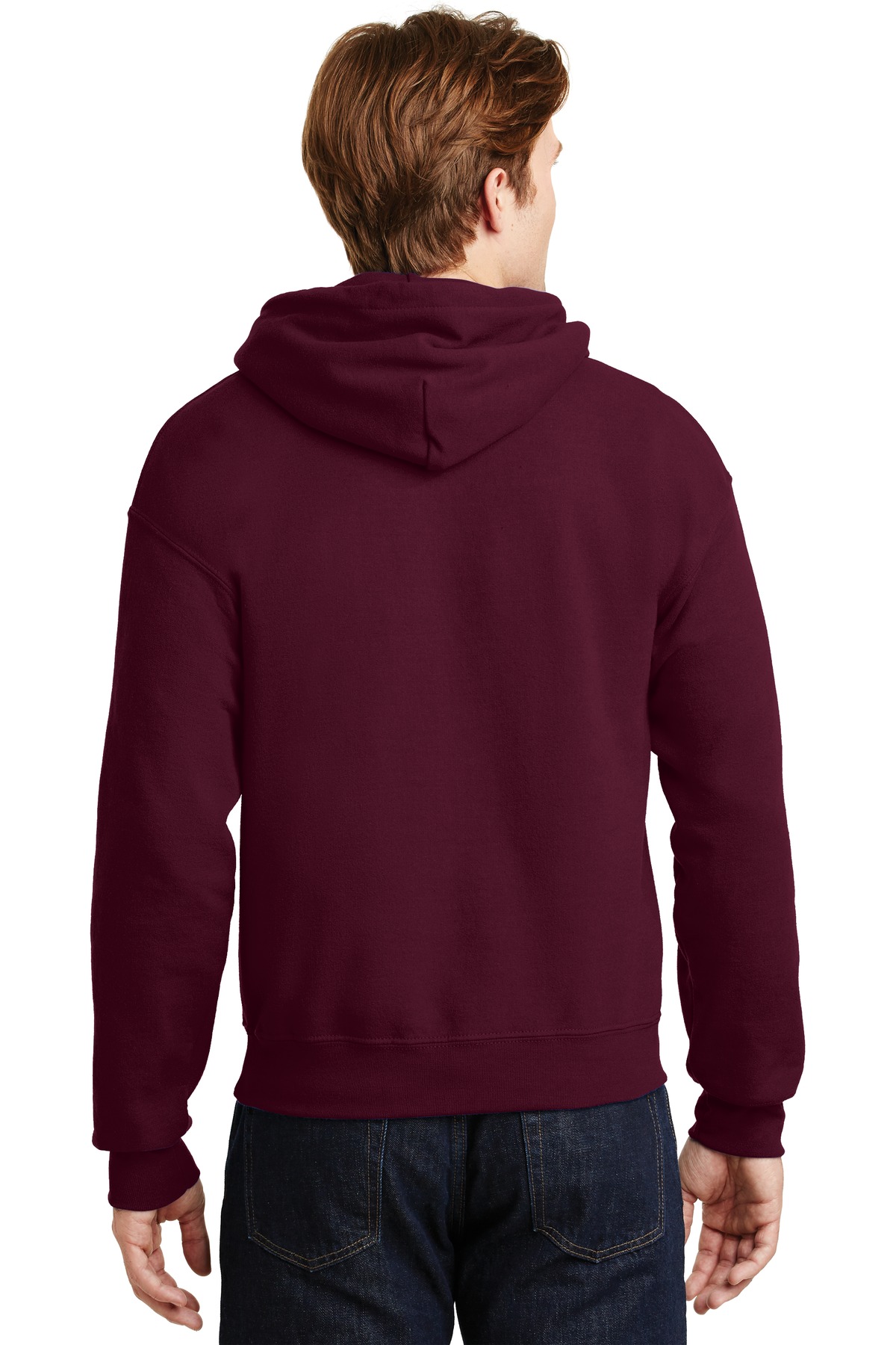 18500 Gildan Heavy Blend Hooded Sweatshirt - Back Image