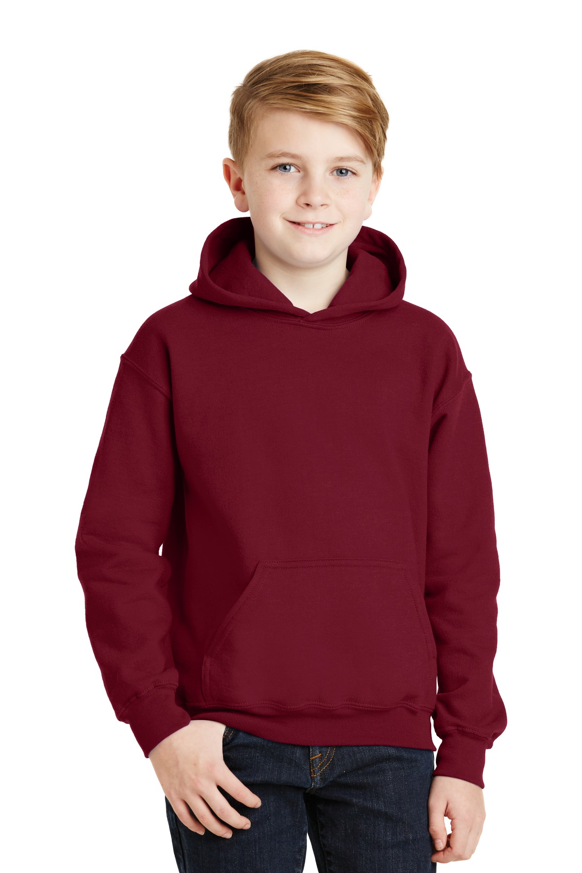 18500B Gildan Heavy Blend Youth Hooded Sweatshirt Zoom Image