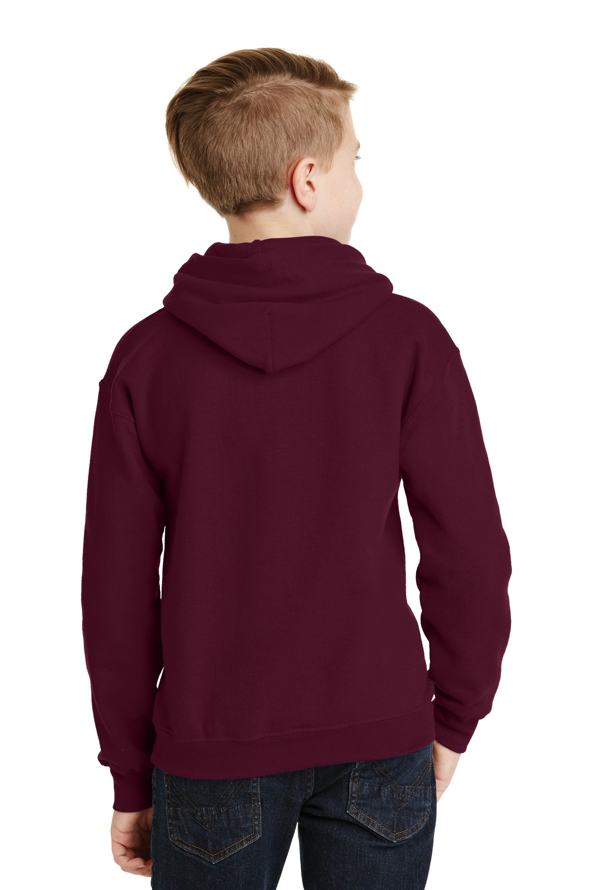 18500B Gildan Heavy Blend Youth Hooded Sweatshirt 18500B Gildan Heavy Blend Youth Hooded Sweatshirt - Back Image