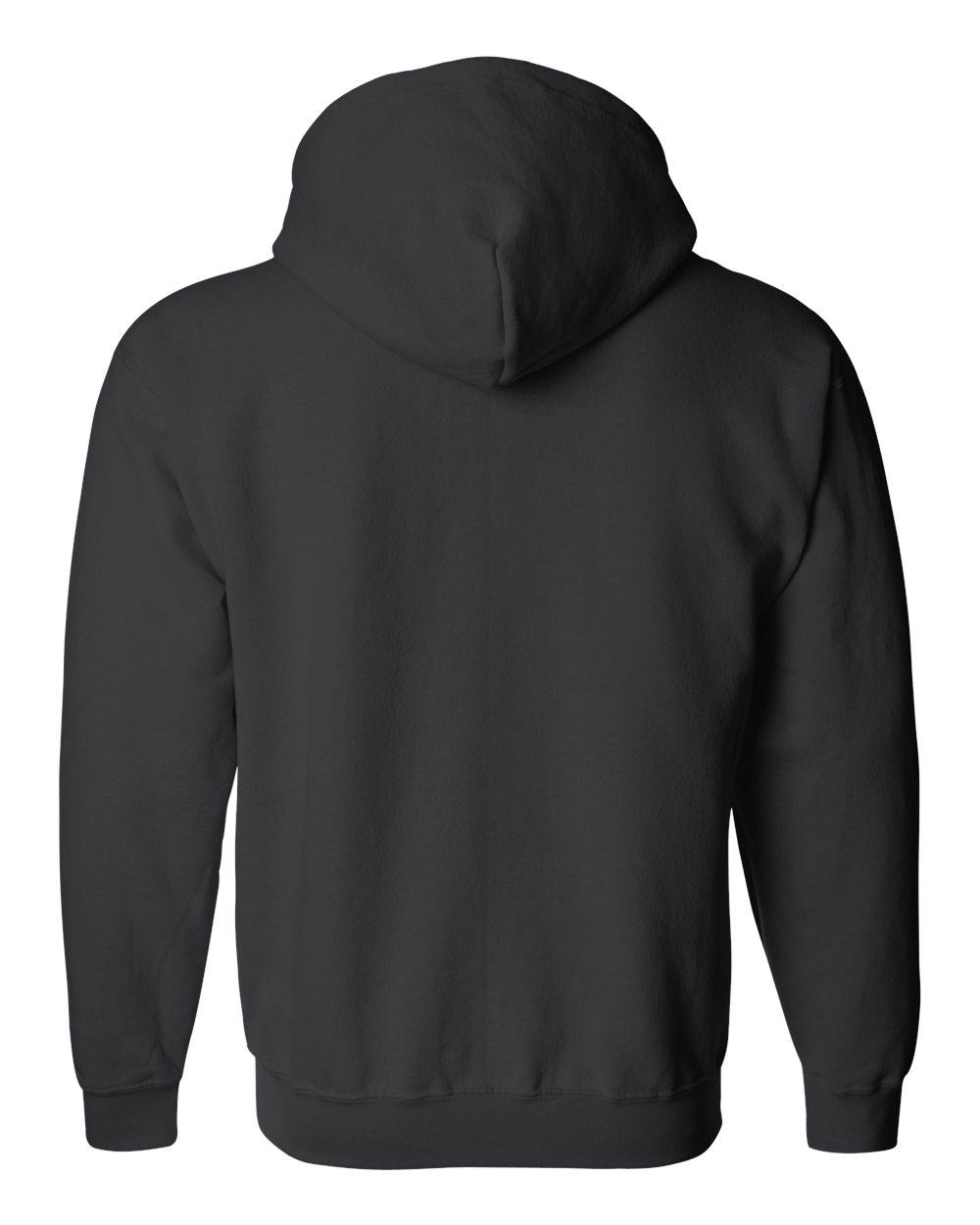 18600 Gildan Heavy Blend Full-Zip Hooded Sweatshirt - Back Image