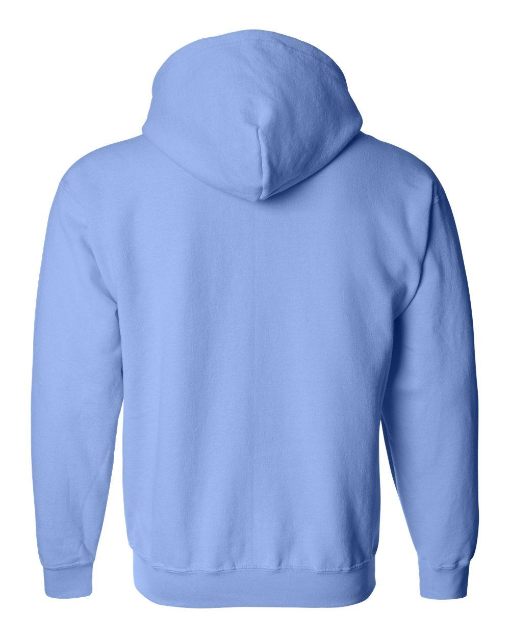 18600 Gildan Heavy Blend Full-Zip Hooded Sweatshirt - Back Image