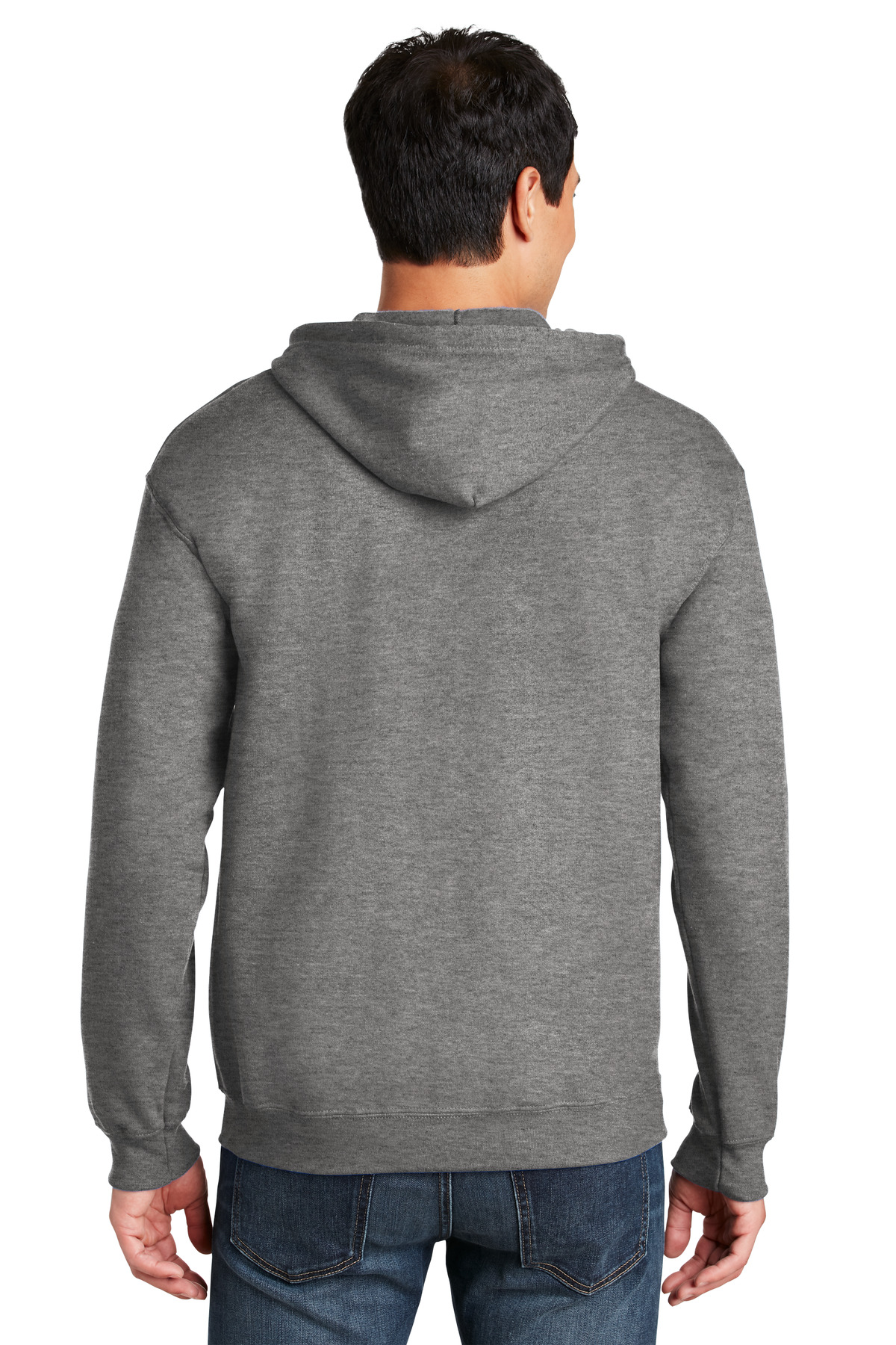 18600 Gildan Heavy Blend Full-Zip Hooded Sweatshirt - Back Image
