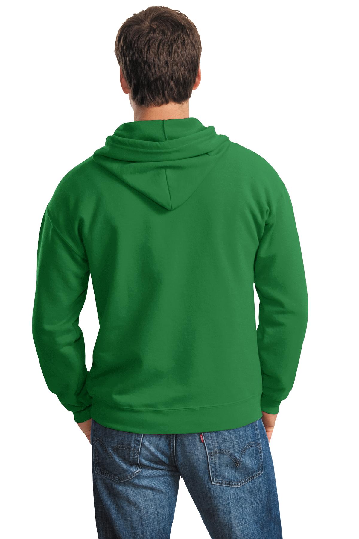 18600 Gildan Heavy Blend Full-Zip Hooded Sweatshirt - Back Image