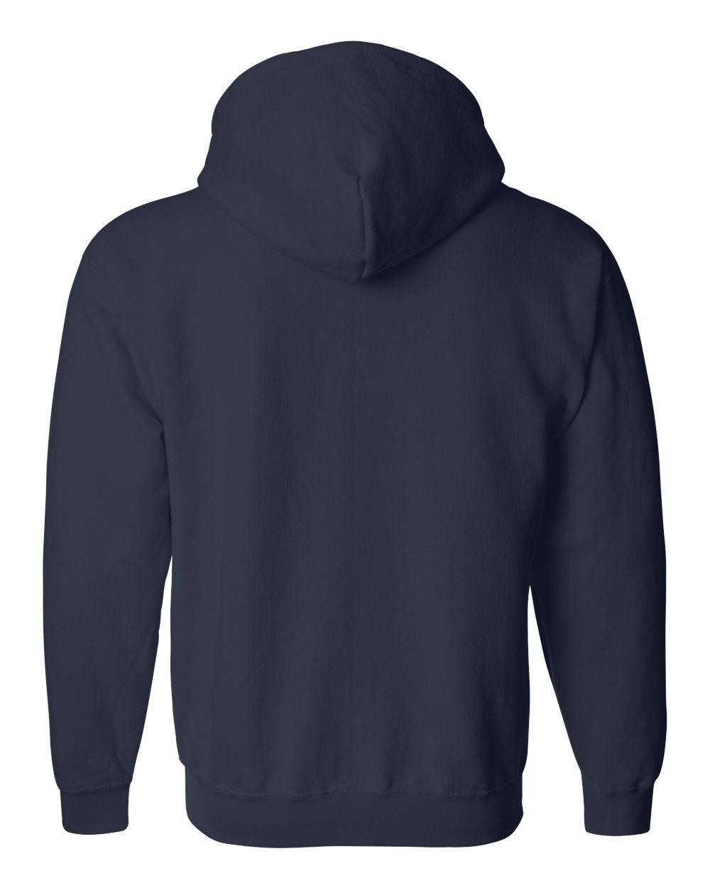 18600 Gildan Heavy Blend Full-Zip Hooded Sweatshirt 18600 Gildan Heavy Blend Full-Zip Hooded Sweatshirt - Back Image