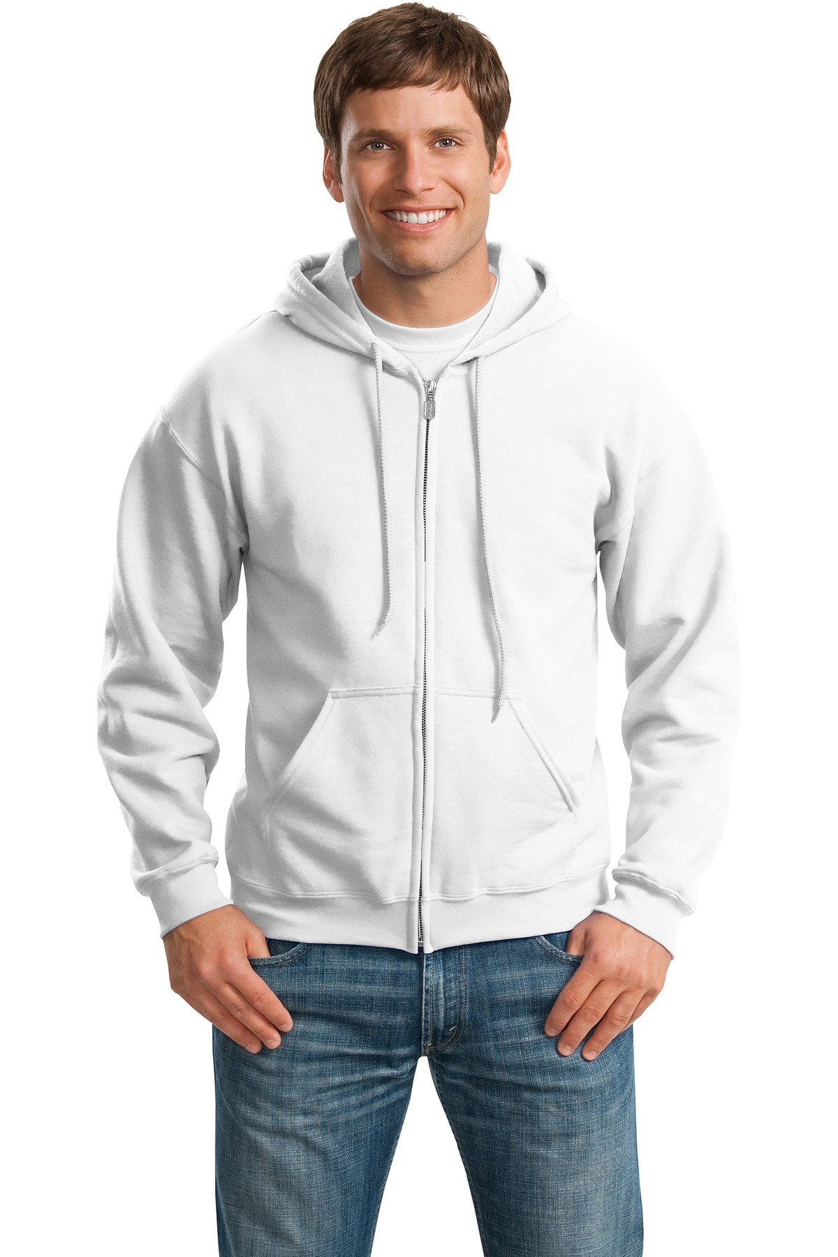18600 Gildan Heavy Blend Full-Zip Hooded Sweatshirt Zoom Image
