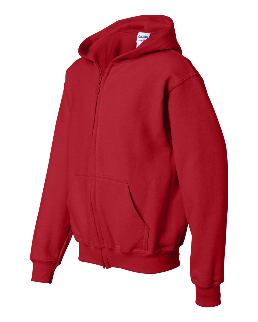 18600B Gildan Heavy Blend Youth Full-Zip Hooded Sweatshirt - Siide Image