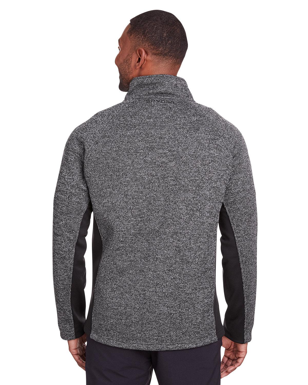 187330 Spyder Mens Constant Full-Zip Sweater Fleece Jacket - Back Image