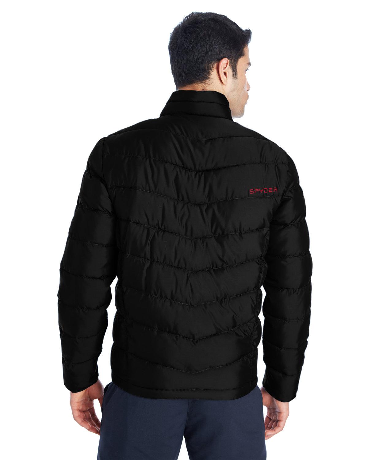 187333 Spyder Mens Pelmo Insulated Puffer Jacket - Back Image