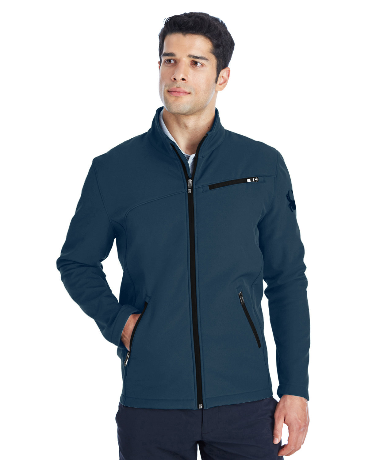 187334 Spyder Mens Transport Soft Shell Jacket Zoom Image