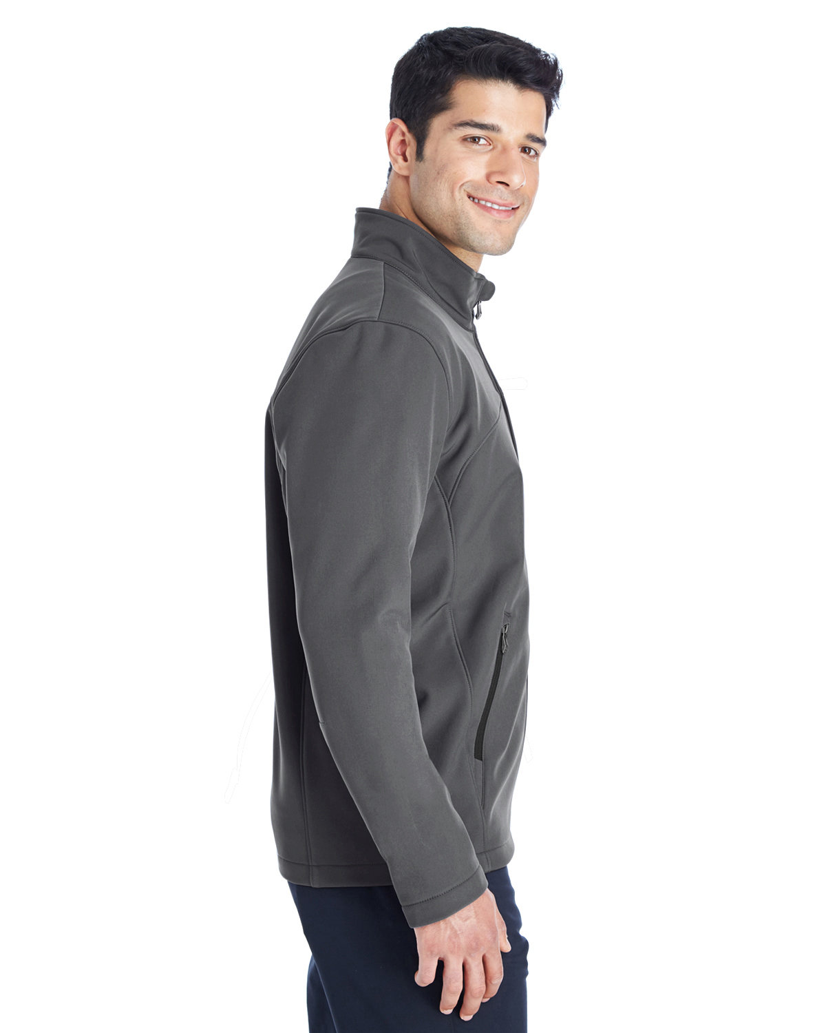 187334 Spyder Mens Transport Soft Shell Jacket - Siide Image