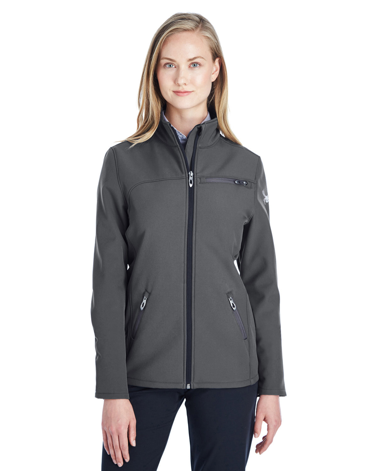187337 Spyder Ladies Transport Soft Shell Jacket Zoom Image
