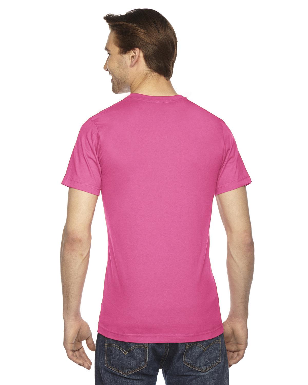 2001 American Apparel Unisex Fine Jersey USA Made T-Shirt - Back Image