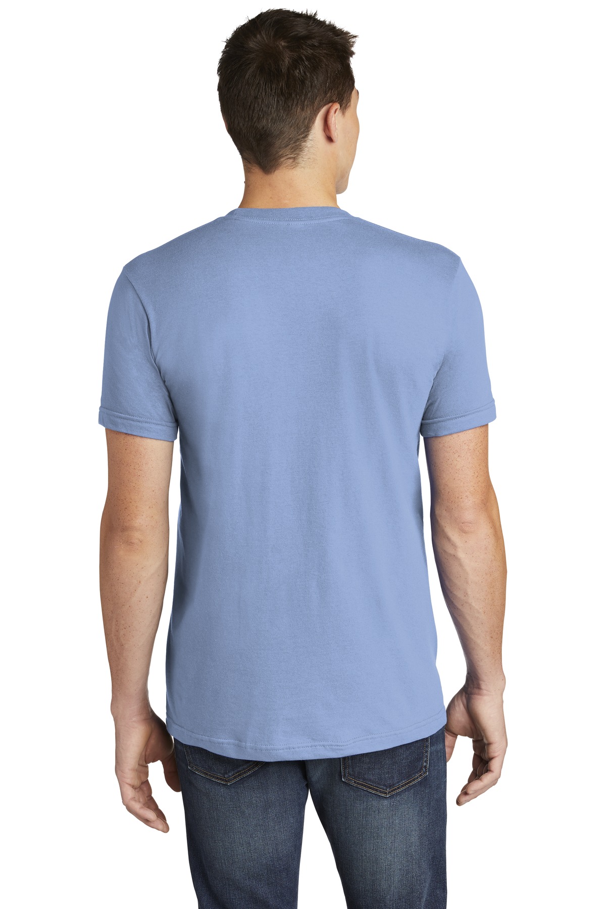 2001A American Apparel USA Collection Fine Jersey T-Shirt. - Back Image