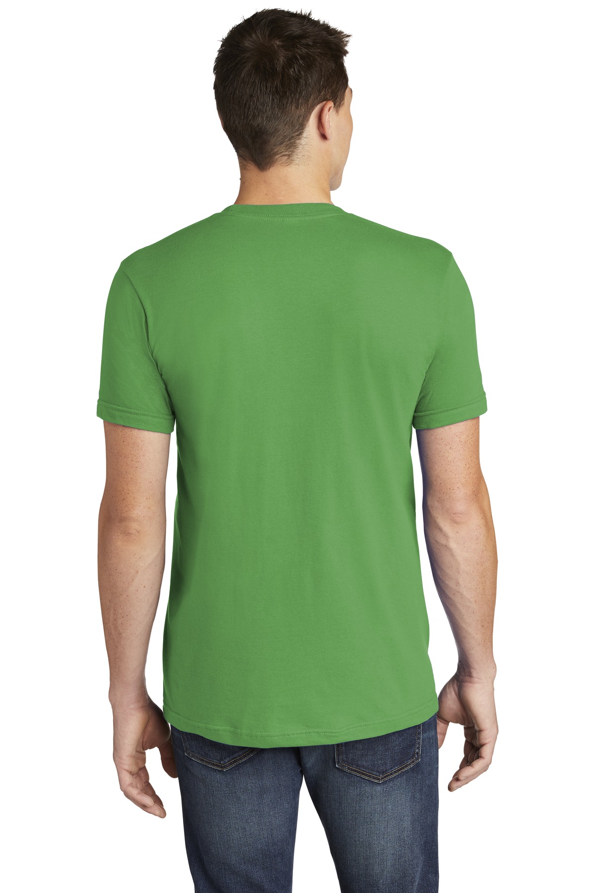 2001A American Apparel USA Collection Fine Jersey T-Shirt. - Back Image