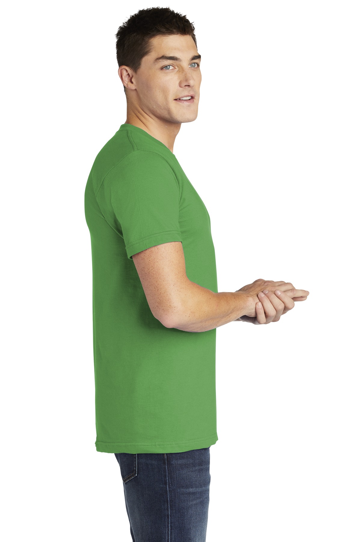 2001A American Apparel USA Collection Fine Jersey T-Shirt. - Siide Image