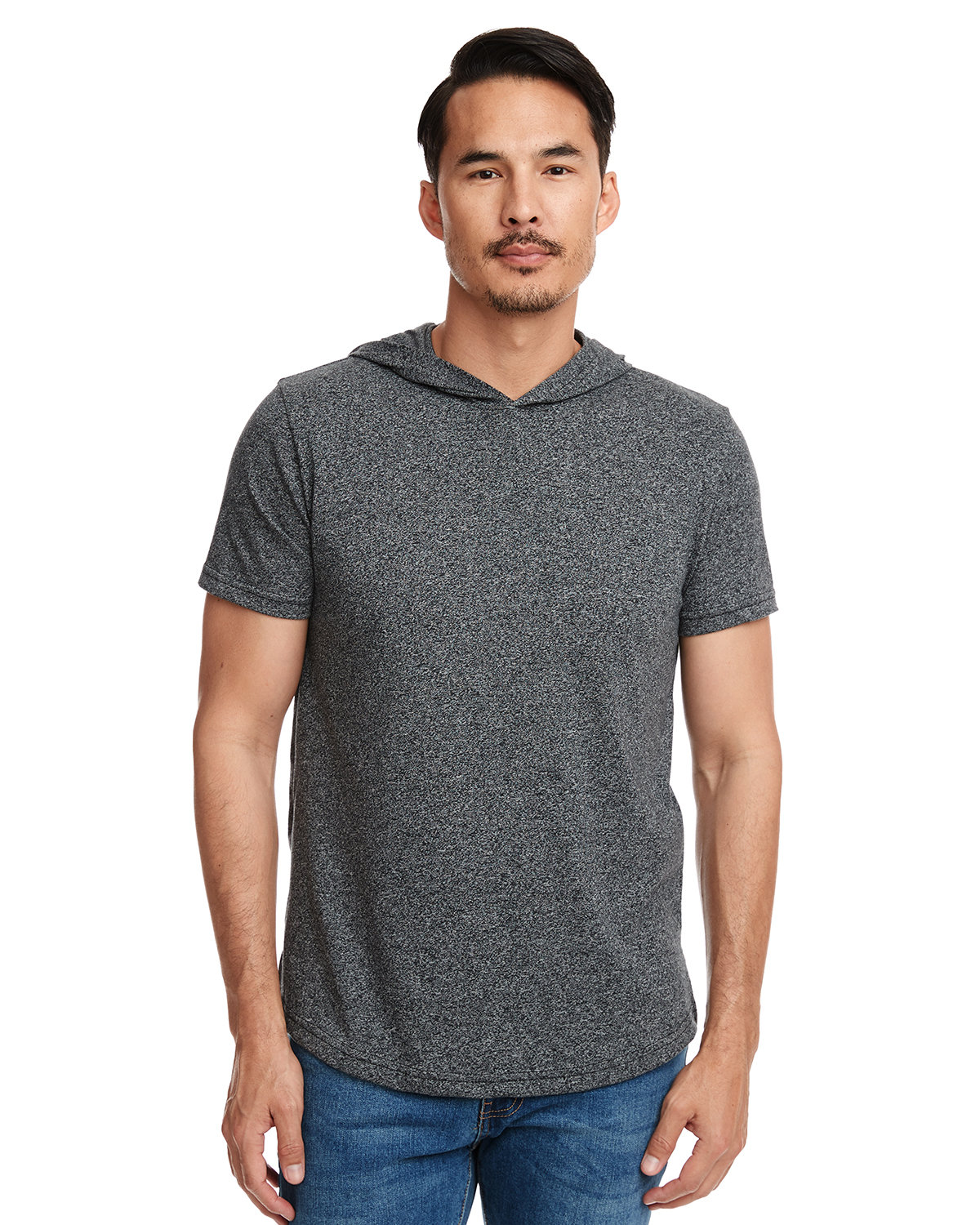 2022 Next Level Unisex Mock Twist Short Sleeve Hoody T-Shirt Zoom Image
