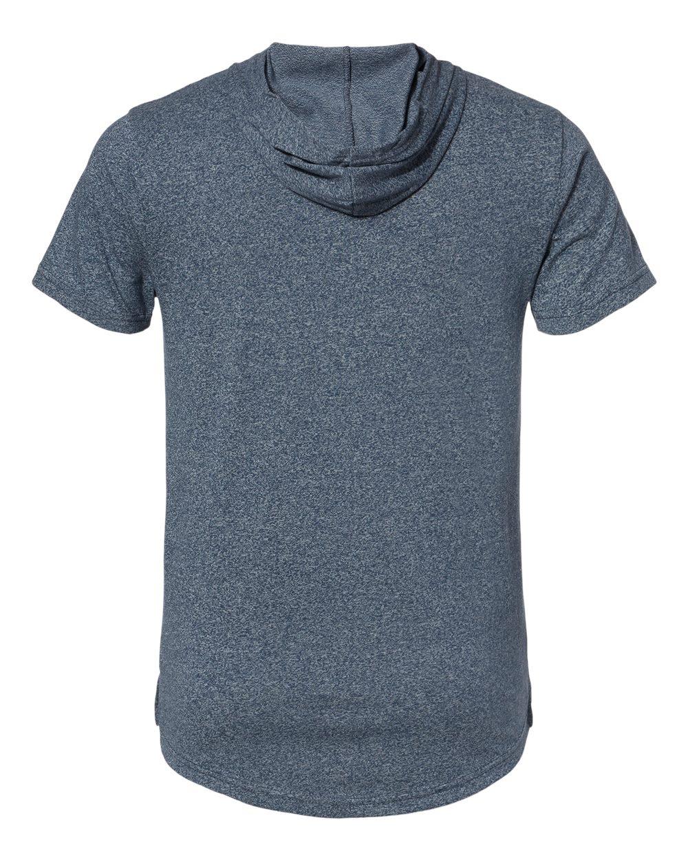 2022 Next Level Unisex Mock Twist Short Sleeve Hoody T-Shirt 2022 Next Level Unisex Mock Twist Short Sleeve Hoody T-Shirt - Back Image