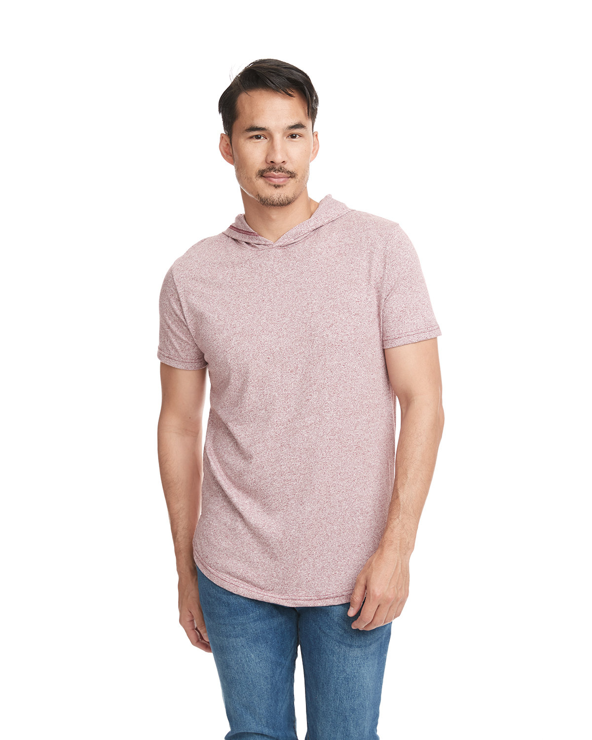 2022 Next Level Unisex Mock Twist Short Sleeve Hoody T-Shirt Zoom Image