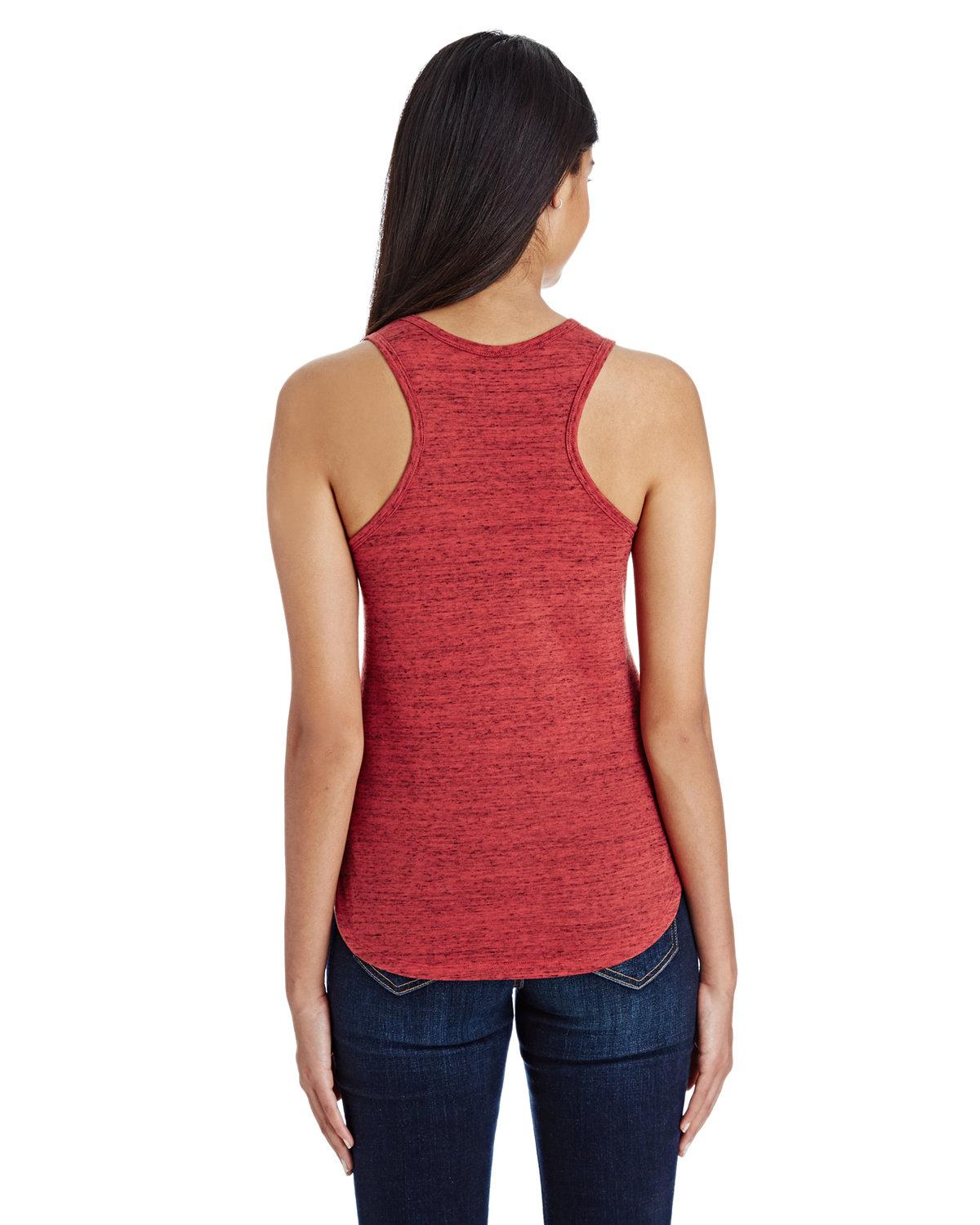 204LT Threadfast Apparel Ladies Blizzard Jersey Racer Tank - Back Image