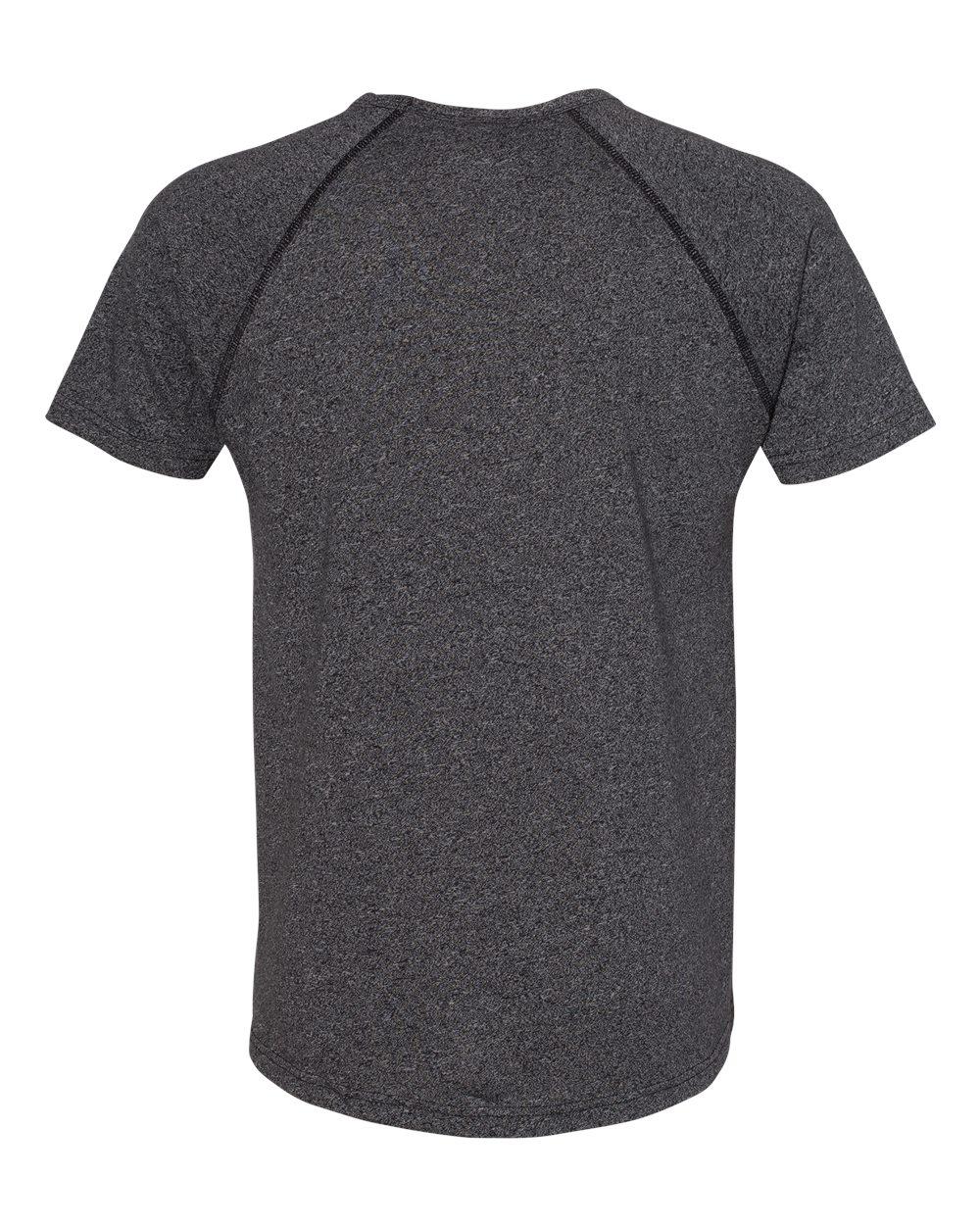 2050 Next Level Mock Twist Raglan Short Sleeve Crew 2050 Next Level Mock Twist Raglan Short Sleeve Crew - Back Image