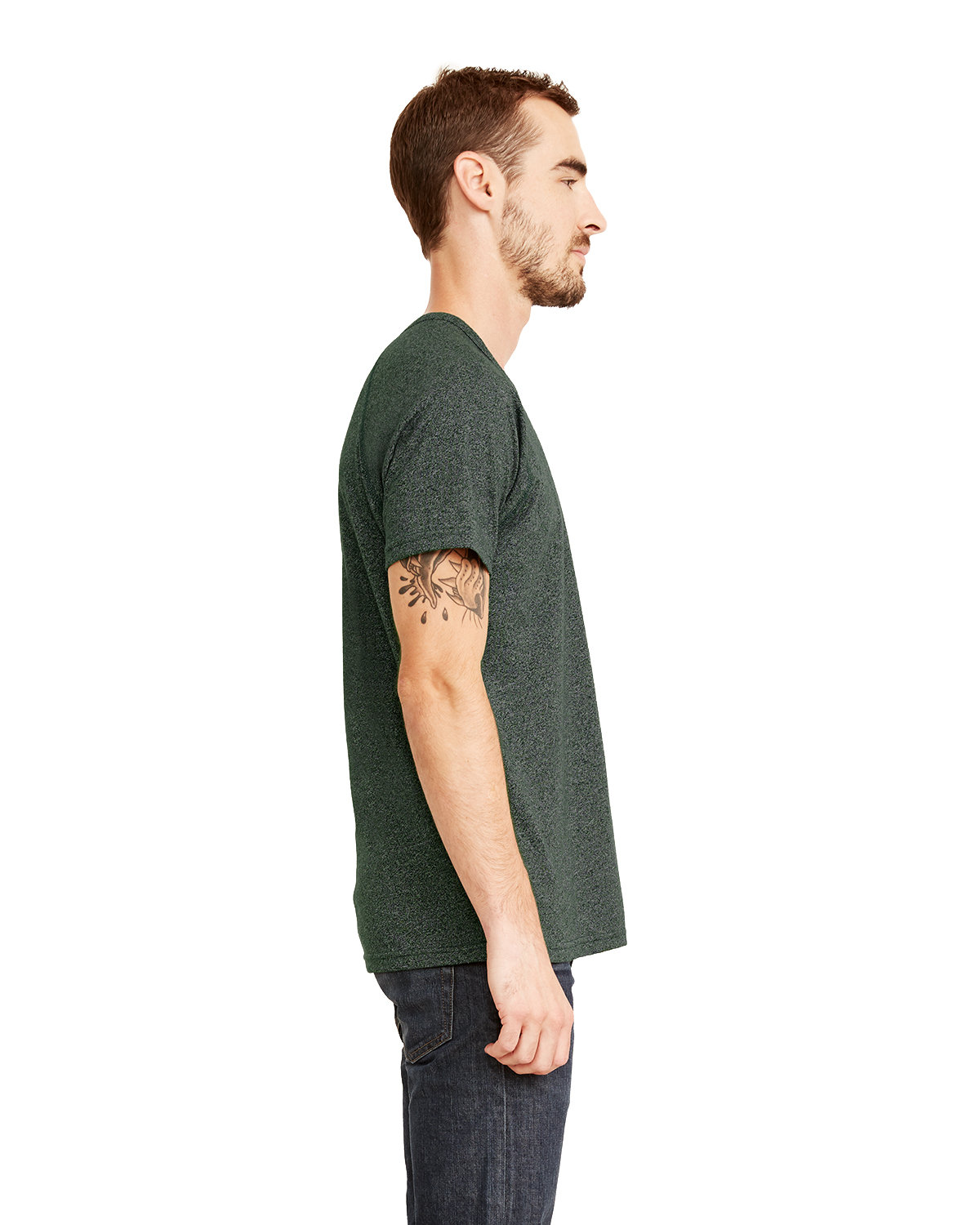 2050 Next Level Mock Twist Raglan Short Sleeve Crew - Siide Image