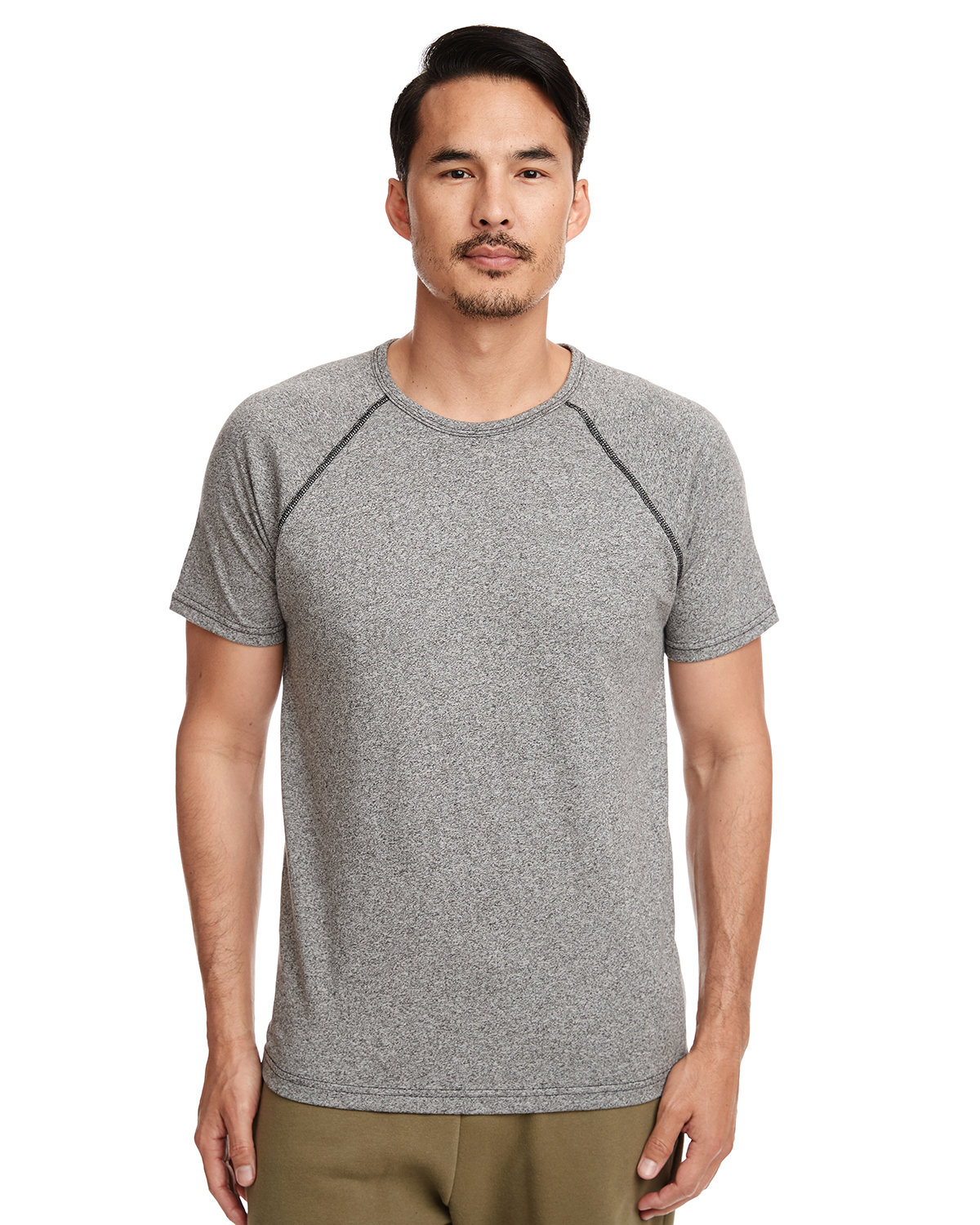 2050 Next Level Mock Twist Raglan Short Sleeve Crew