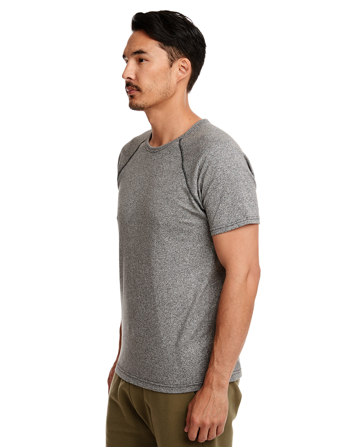 2050 Next Level Mock Twist Raglan Short Sleeve Crew - Siide Image