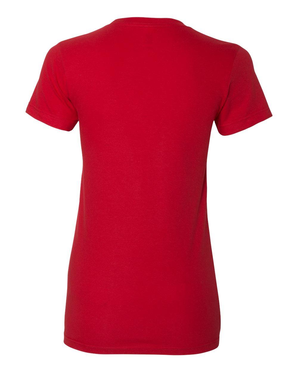 2102W American Apparel Women’s Fine Jersey Tee - Back Image