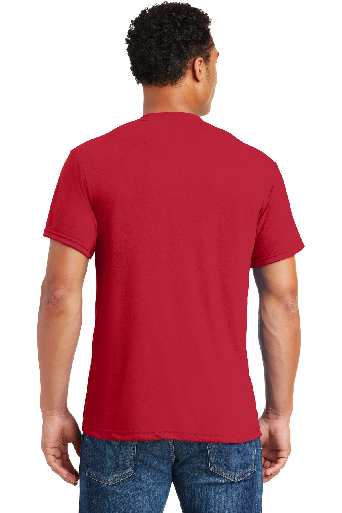 21M Jerzees Dri-Power Sport 100% Polyester T-Shirt. - Back Image