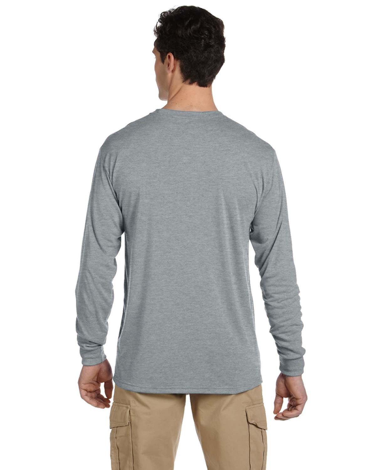 21ML Jerzees Adult Dri-power Sport Long-sleeve T-shirt - Back Image