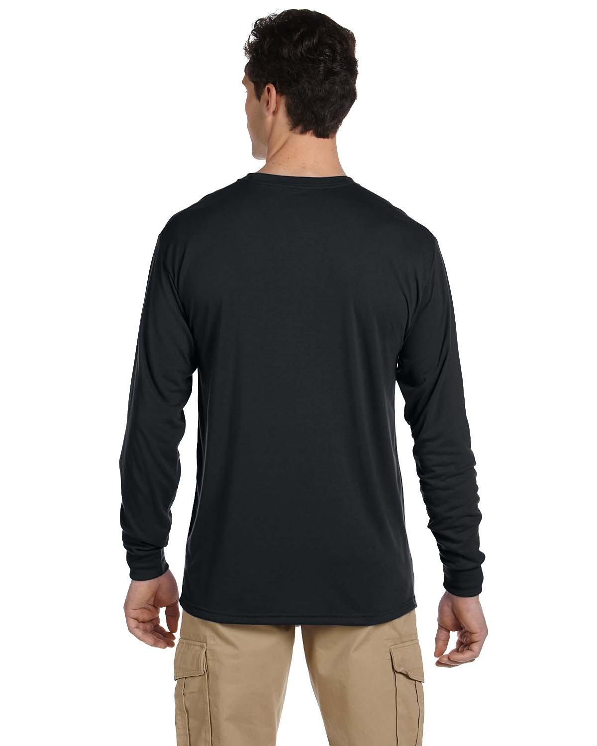 21ML Jerzees Adult Dri-power Sport Long-sleeve T-shirt - Back Image