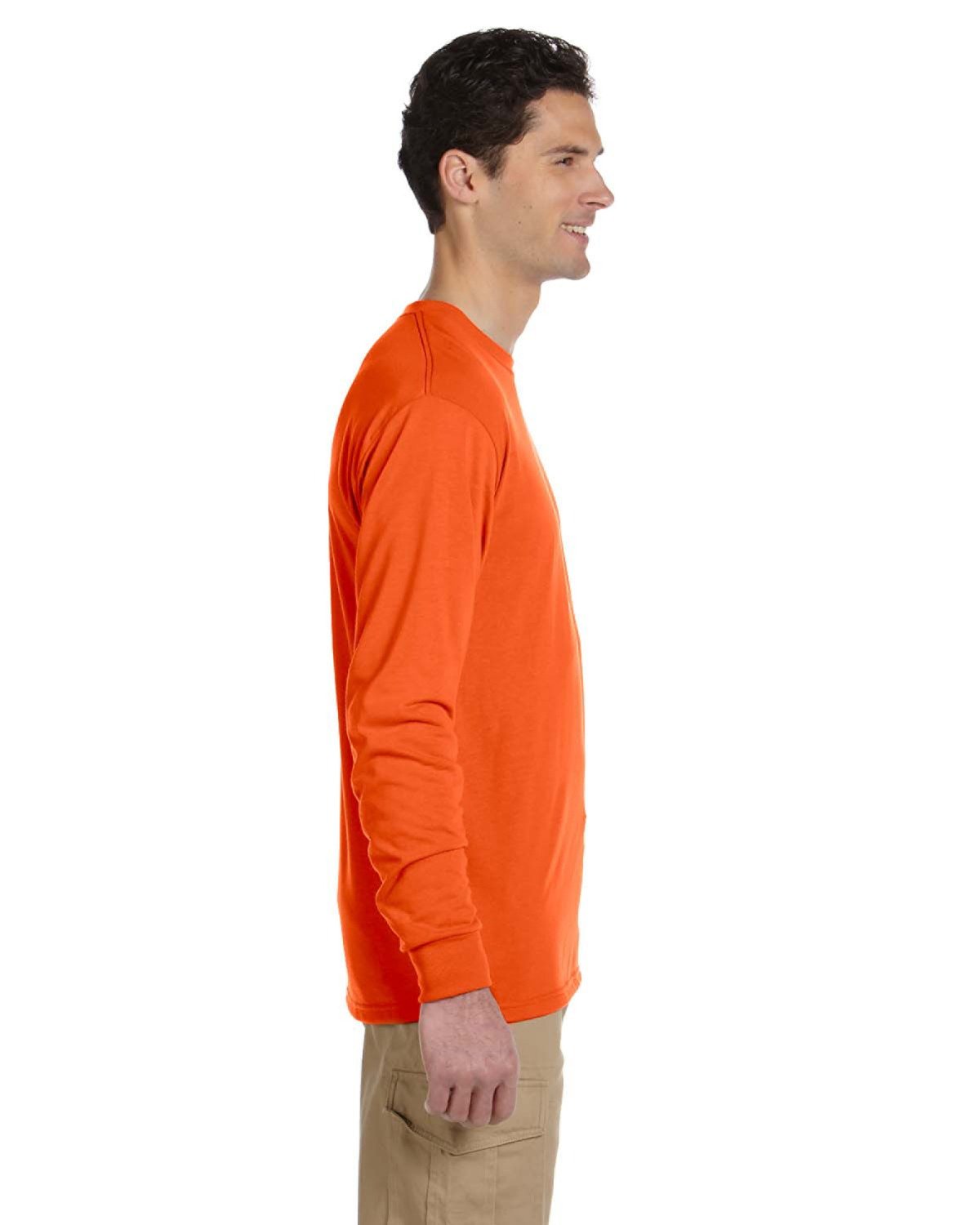 21ML Jerzees Adult DRI-POWER SPORT Long-Sleeve T-Shirt - Siide Image