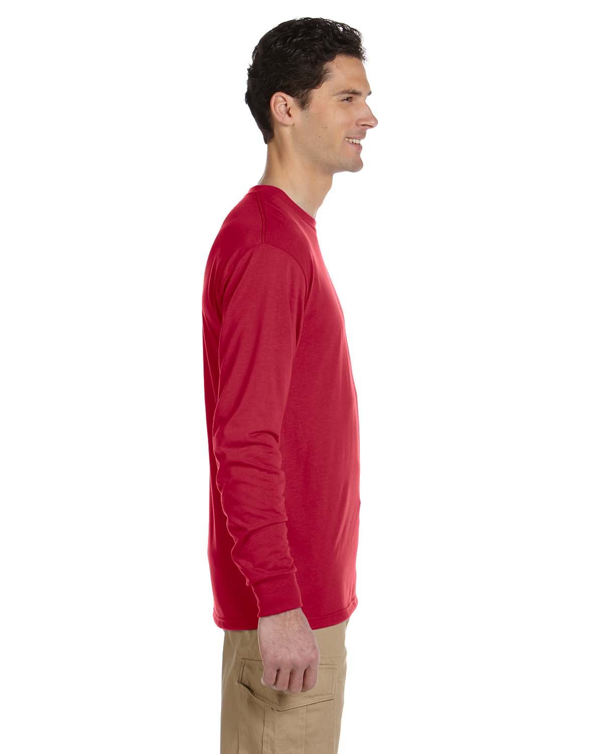21ML Jerzees Adult DRI-POWER SPORT Long-Sleeve T-Shirt - Siide Image