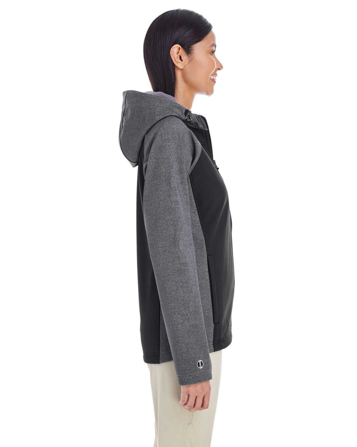 229357 HOLLOWAY Ladies Raider Soft Shell Jacket - Siide Image