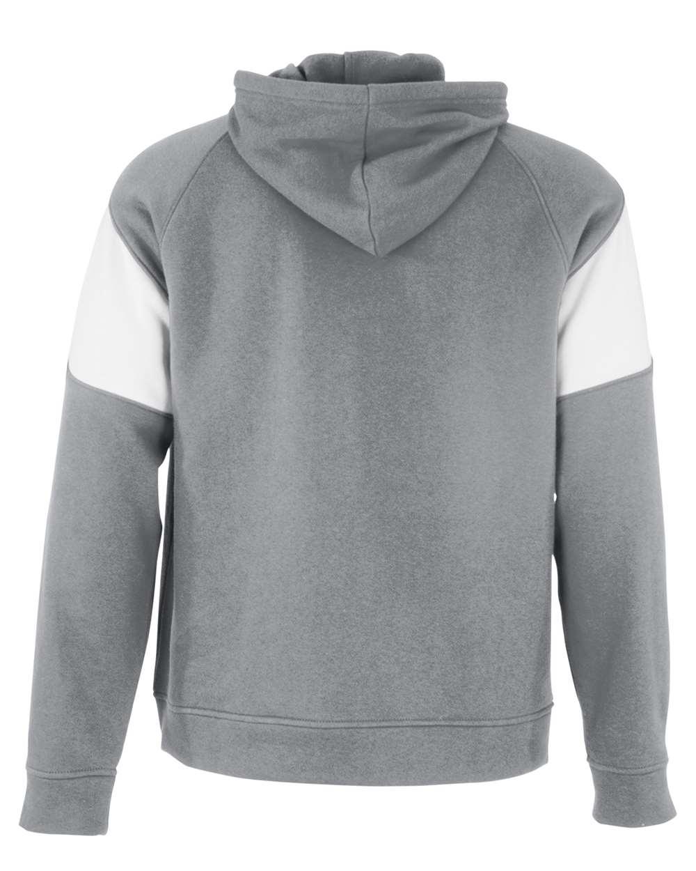 229546 Holloway Unisex Prospect Athletic Fleece Hooded Sweatshirt - Back Image