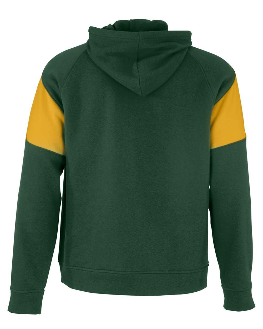 229546 Holloway Unisex Prospect Athletic Fleece Hooded Sweatshirt 229546 Holloway Unisex Prospect Athletic Fleece Hooded Sweatshirt - Back Image