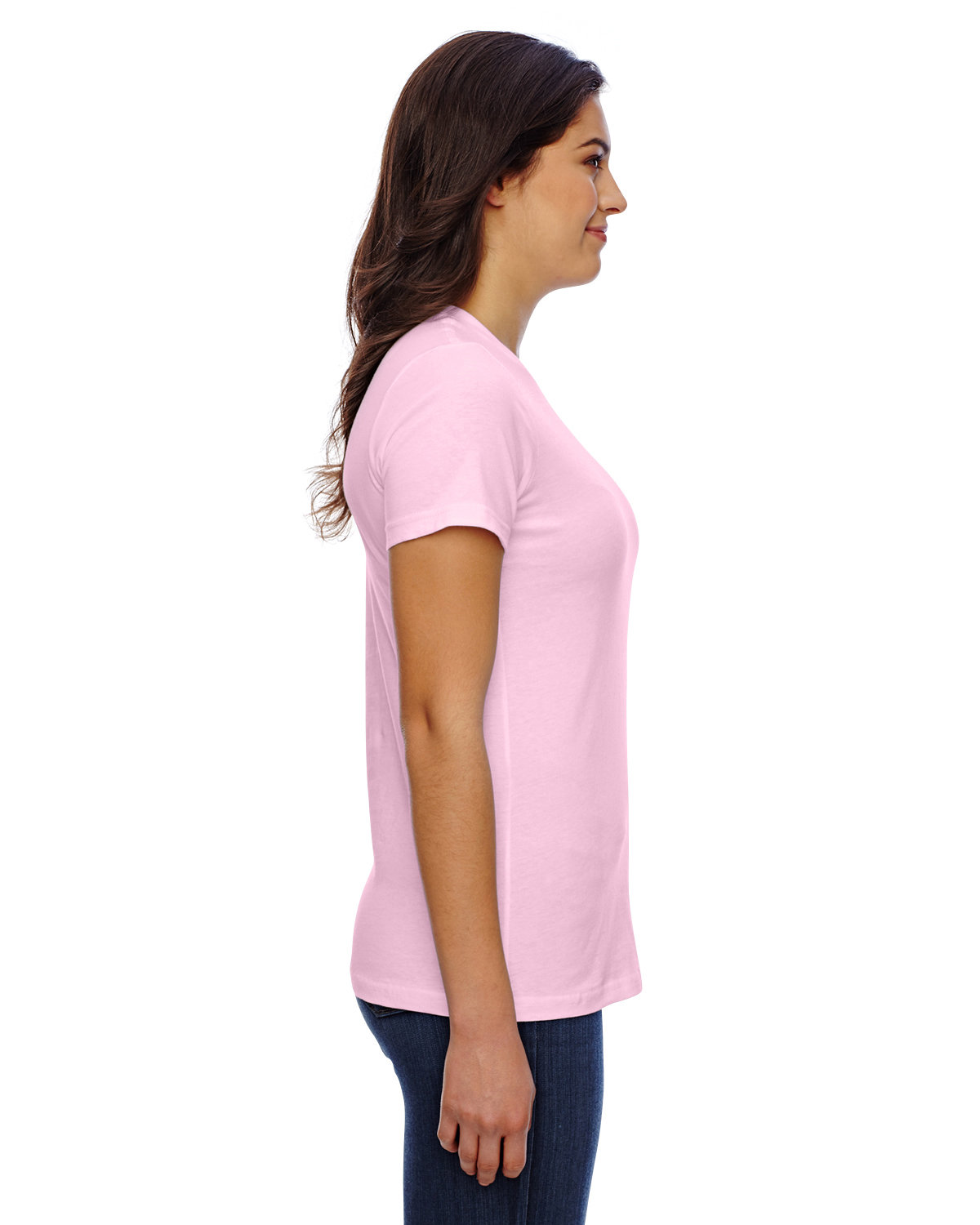23215W American Apparel Womens Fine Jersey Classic Tee - Siide Image