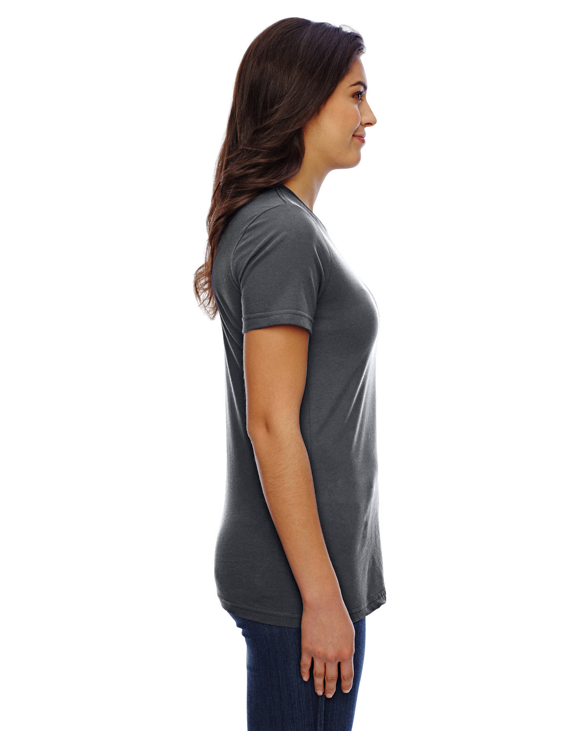 23215W American Apparel Womens Fine Jersey Classic Tee 23215W American Apparel Womens Fine Jersey Classic Tee - Siide Image