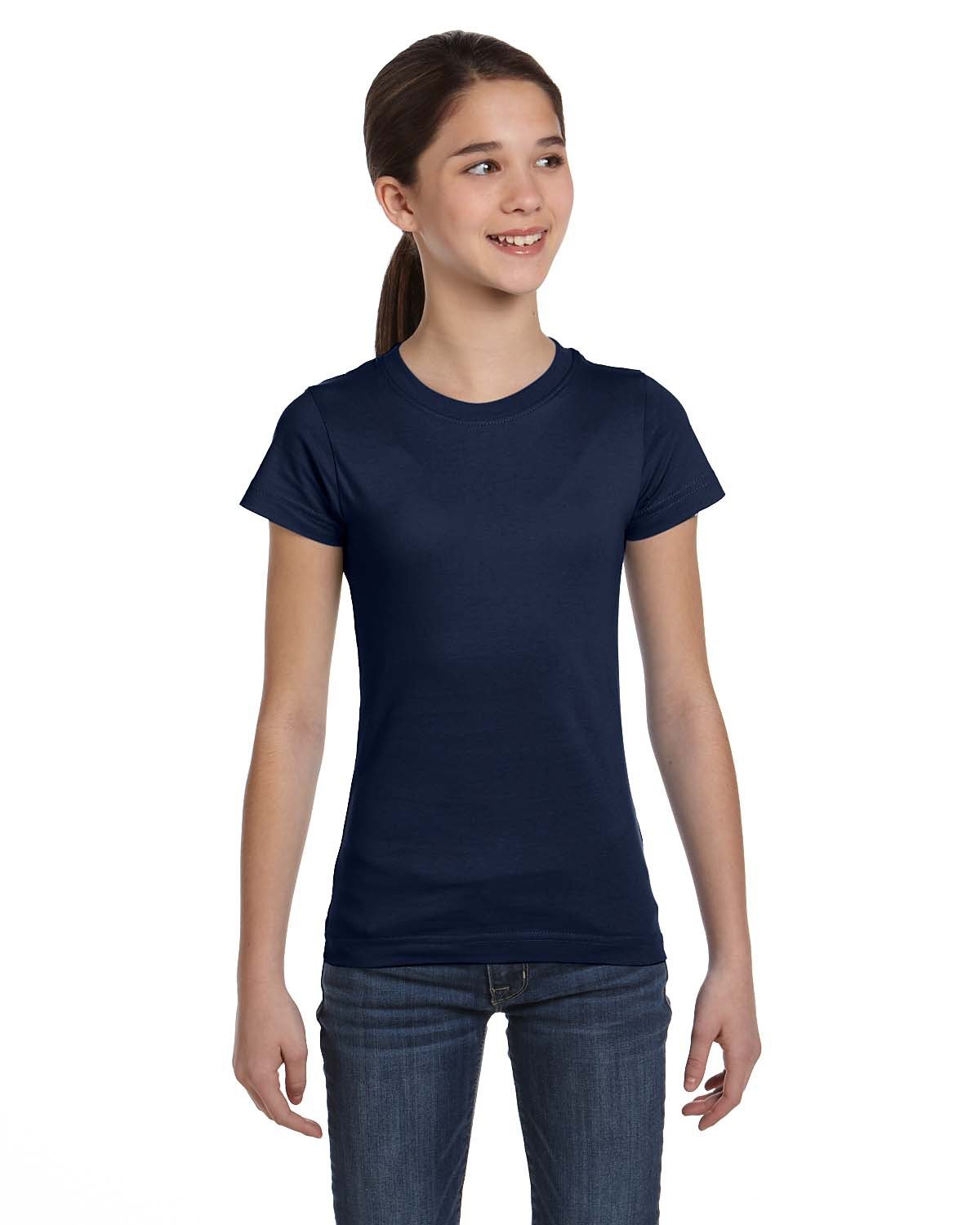 2616 LAT Girls Fine Jersey Tee 2616 LAT Girls Fine Jersey Tee