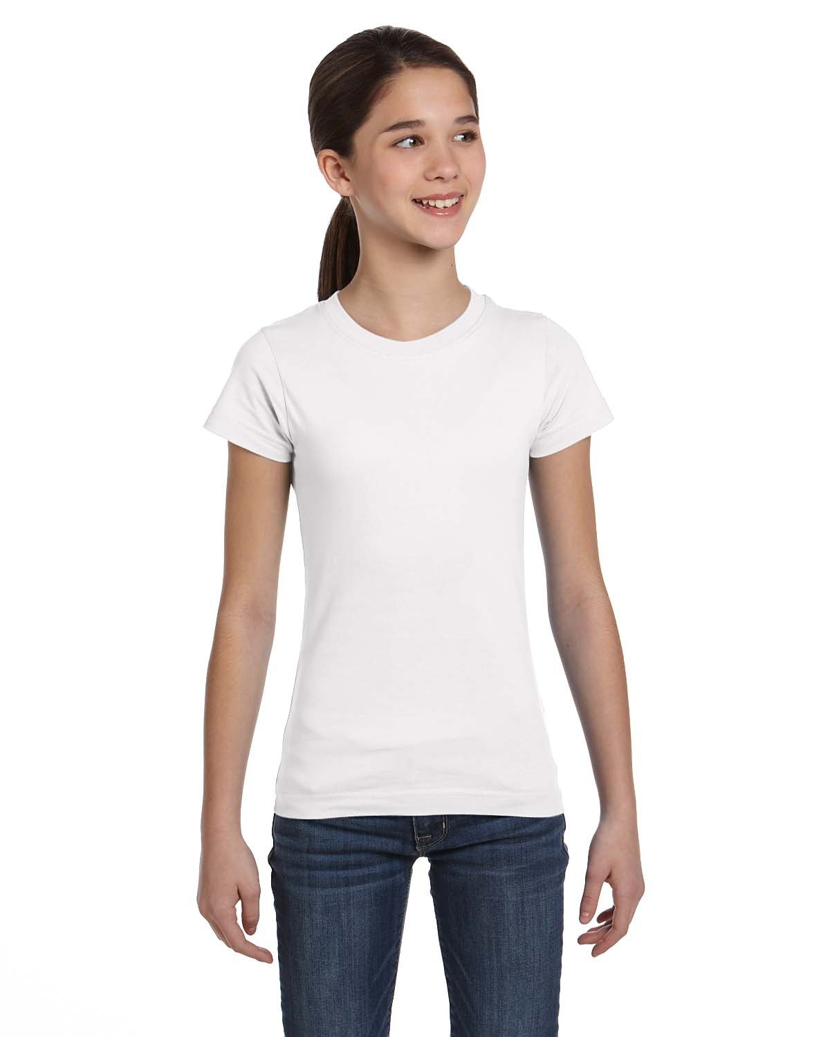2616 LAT Girls Fine Jersey Tee Zoom Image