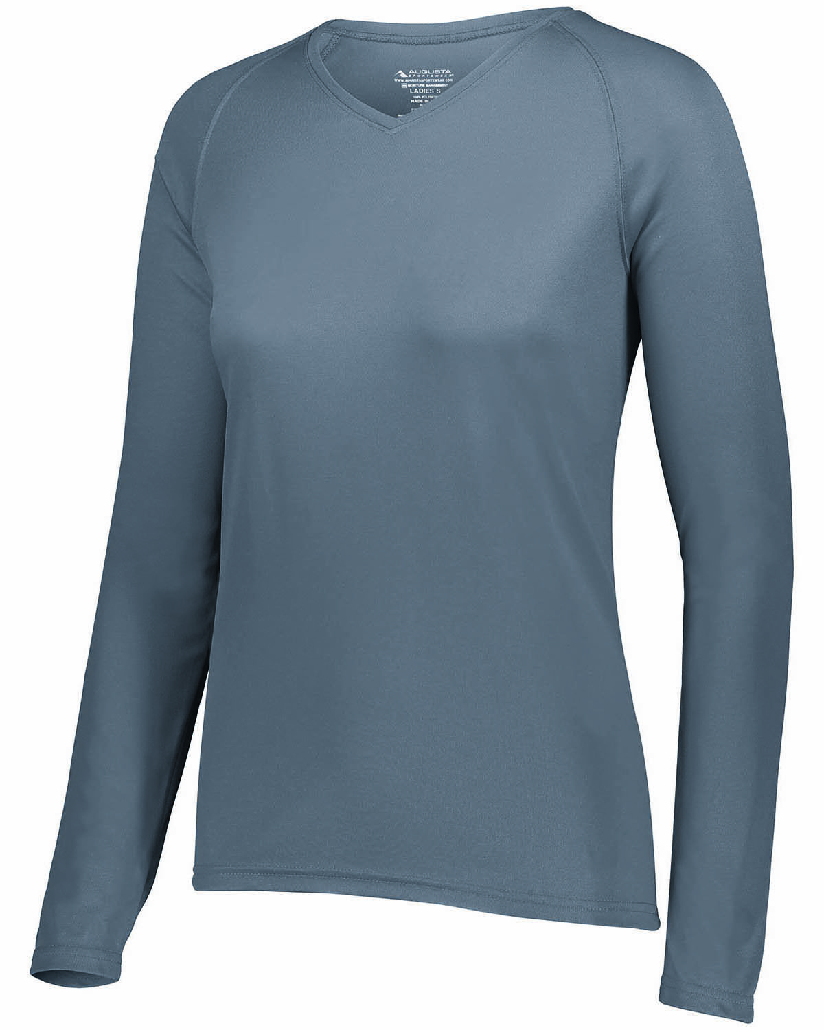 2797 Augusta Drop Ship Ladies Attain Wicking Long-Sleeve T-Shirt
