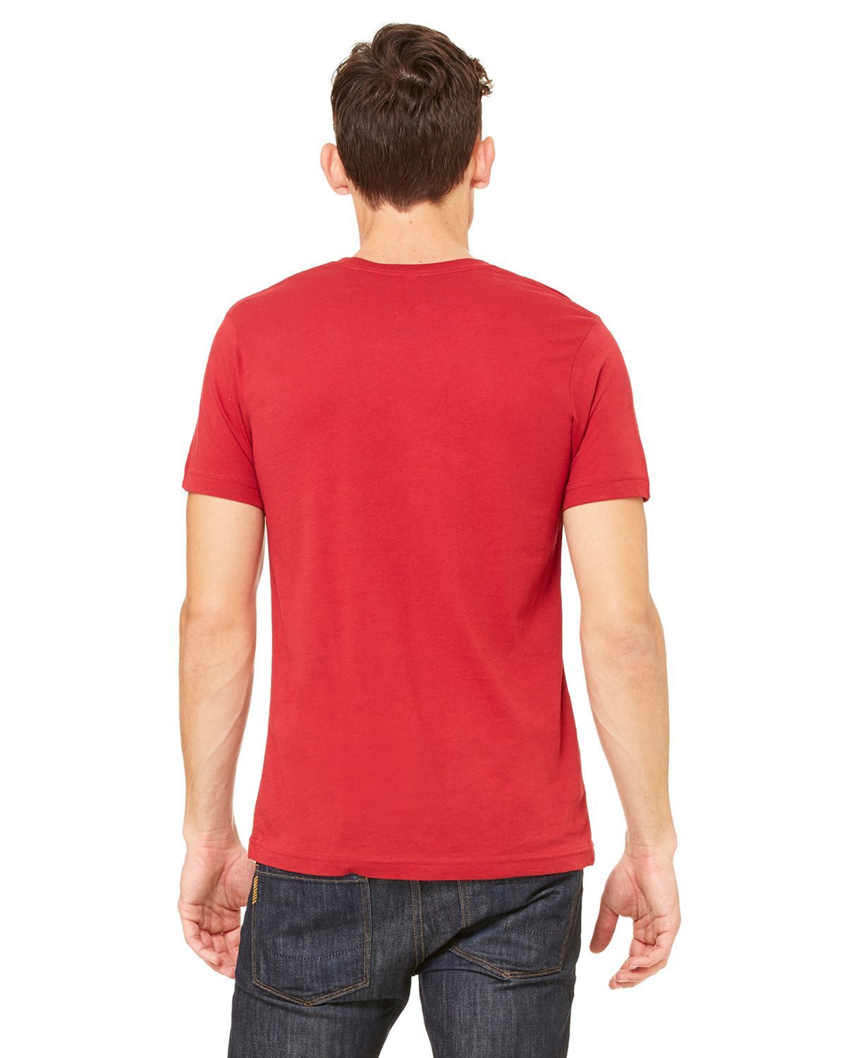 3001C Bella + Canvas Unisex Jersey Short Sleeve Tee - Back Image