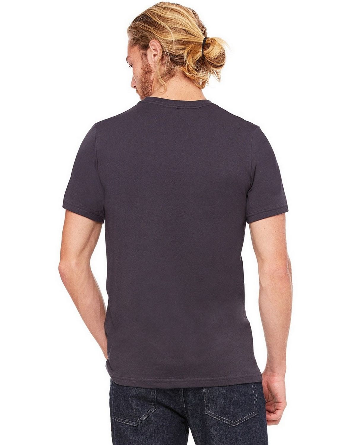 3001C Bella + Canvas Unisex Jersey Short Sleeve Tee - Back Image