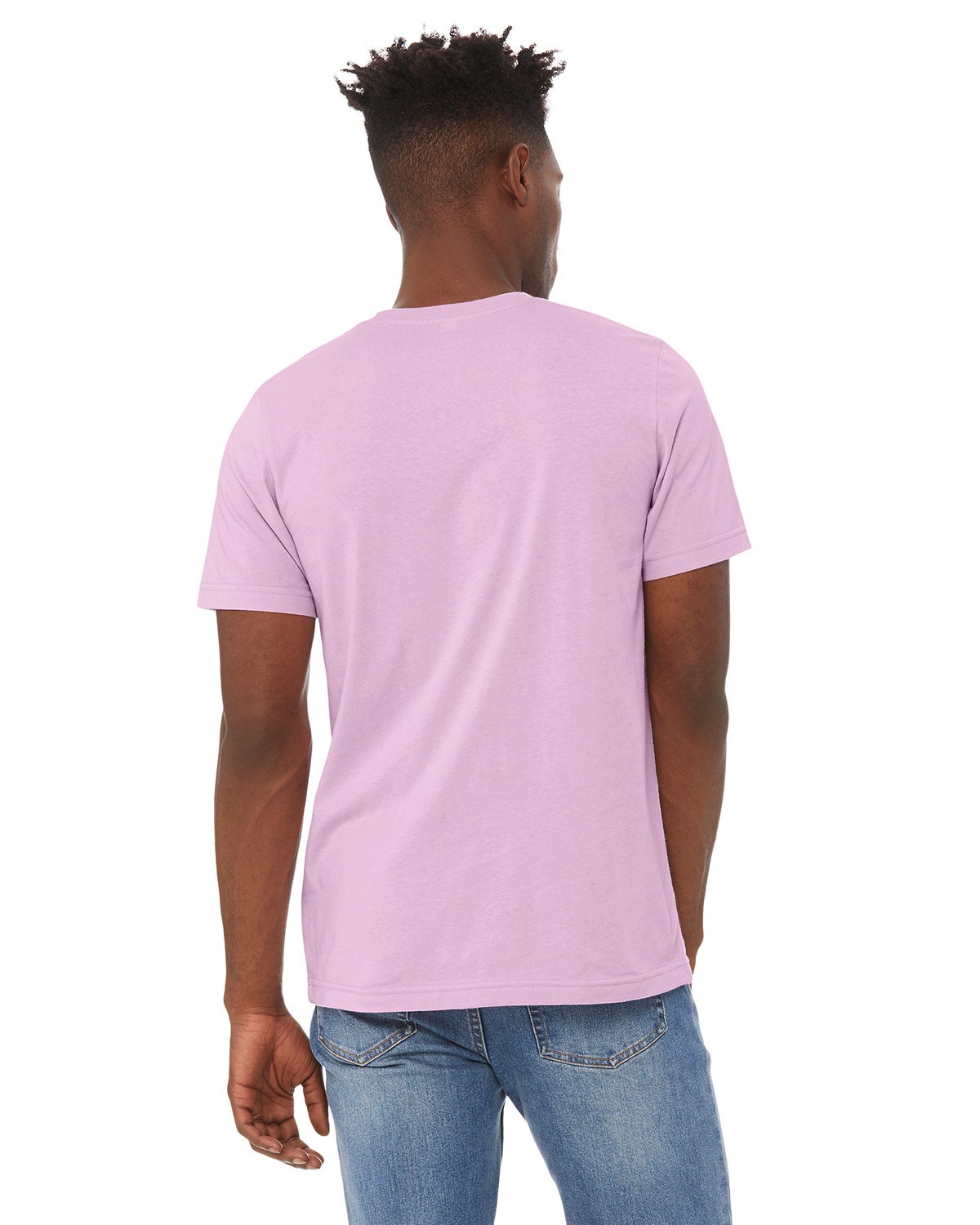 3001C Bella + Canvas Unisex Jersey Short Sleeve Tee - Back Image