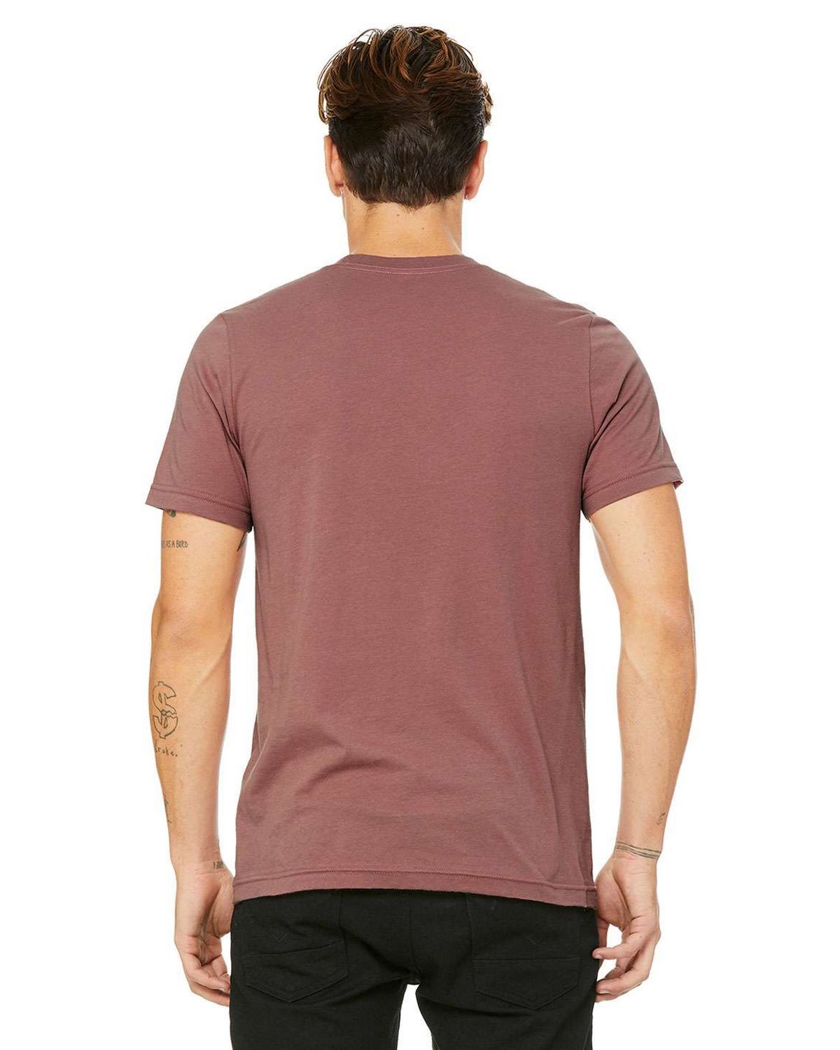 3001C Bella + Canvas Unisex Jersey Short Sleeve Tee - Back Image