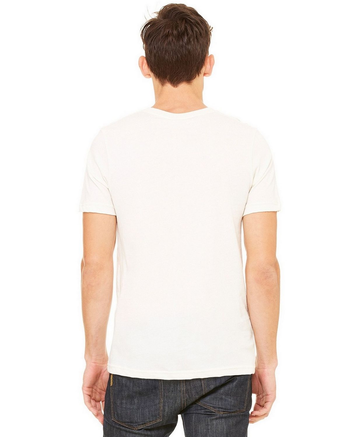 3001C Bella + Canvas Unisex Jersey Short Sleeve Tee - Back Image